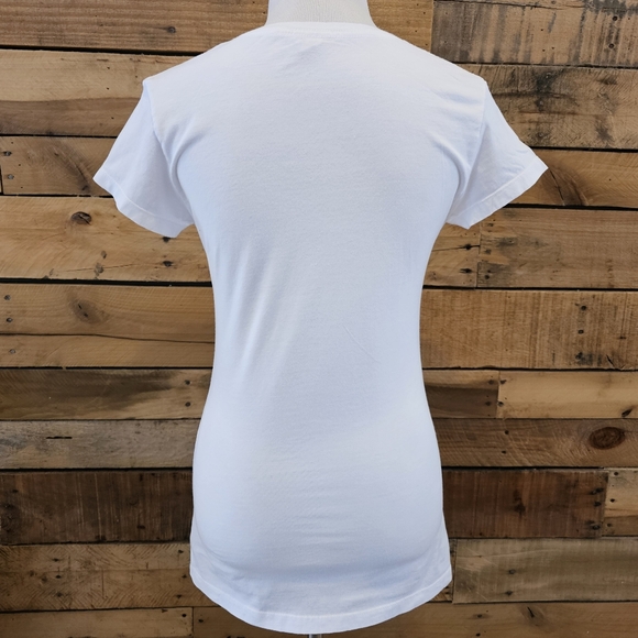 NWOT "Them Crooked Vultures" women's cut t-shirt w/ vulture design size L - Picture 5 of 5